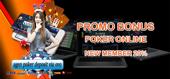 BONUS NEW MEMBER POKER 20%